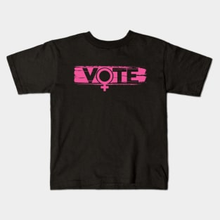 Vote Female Rights Kids T-Shirt